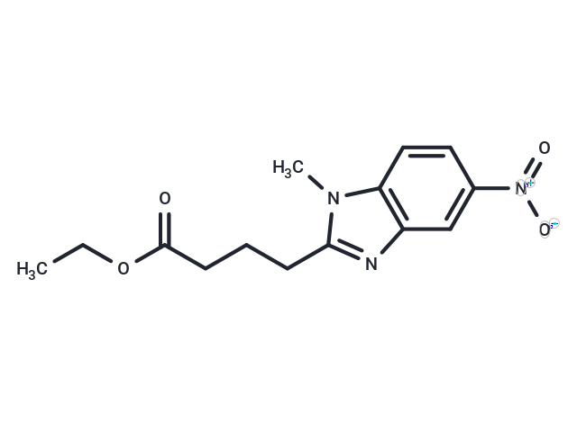 Ethyl 4-(1-methyl-5-nitro-1H-benzo[d]imidazol-2-yl)butanoate