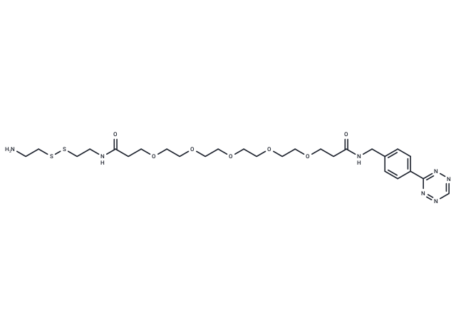 Tetrazine-PEG5-SS-amine