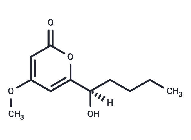 6-(1-Hydroxypentyl)-4-methoxy-2H-pyran-2-one. PC