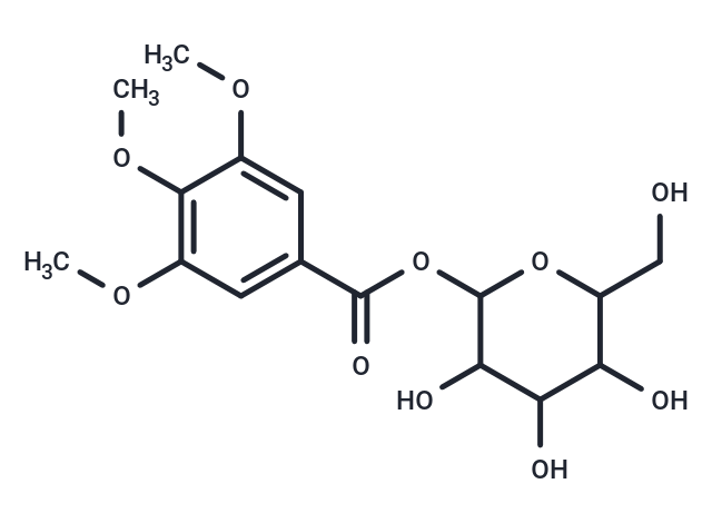 1-O-(3,4,5-Trimethoxybenzoyl)-b-D-glucopyranoside