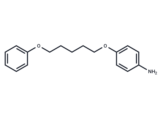 Aniline, p-(5-phenoxypentyloxy)-