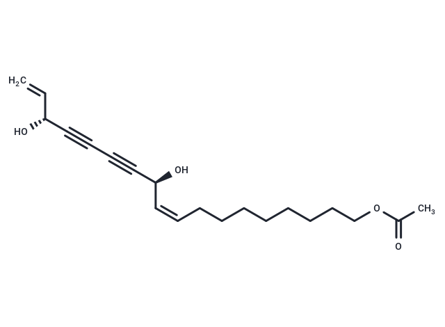 1-Acetoxy-9,17-octadecadiene-12,14-diyne-11,16-diol