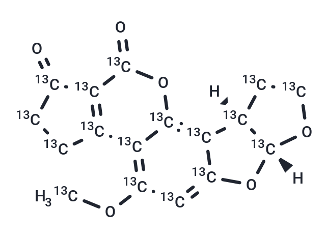 Aflatoxin B2-13C17