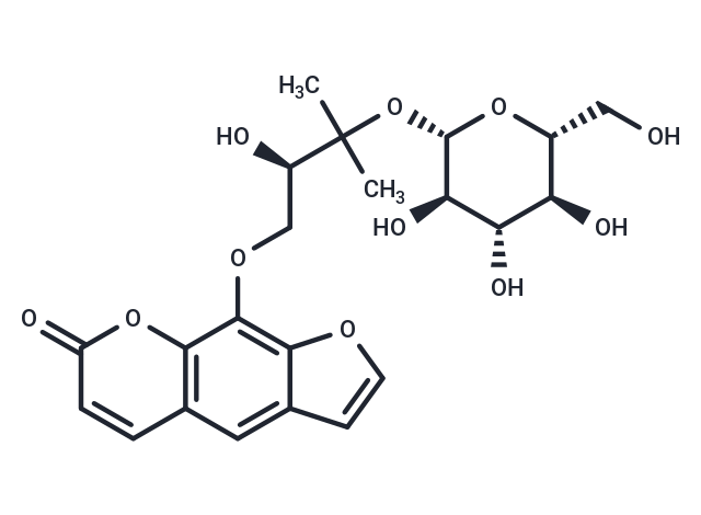 Heraclenol 3'-O-beta-D-glucopyranoside