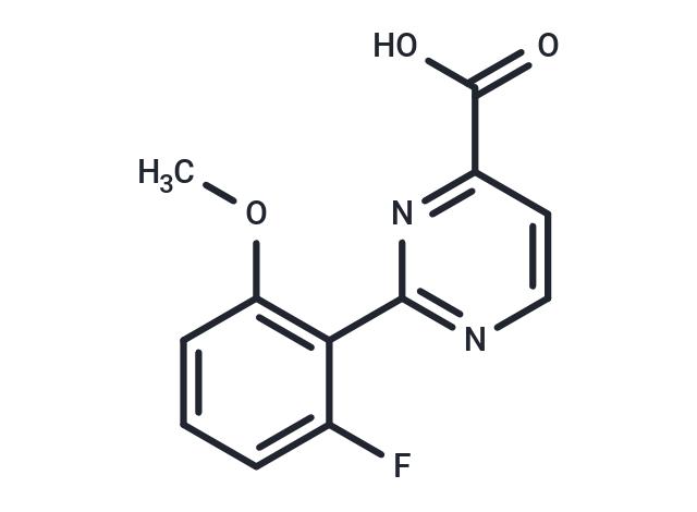 2-(2-fluoro-6-methoxyphenyl)pyrimidine-4-carboxylic acid