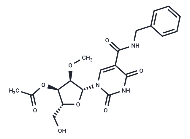 5-Benzylaminocarbonyl-3’-O-acetyl-2’-O-methyluridine