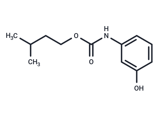 Carbanilic acid, m-hydroxy-, isopentyl ester