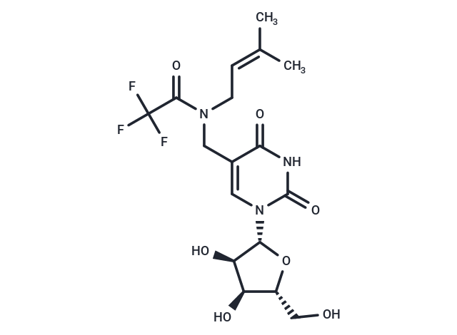 5-(N-Isopentenyl-N-trifluoroacetyl) aminomethyluridine