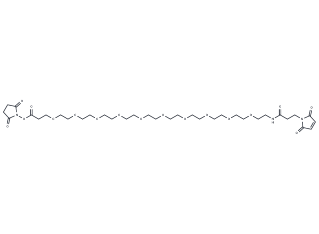 Mal-amido-PEG10-C2-​NHS ester