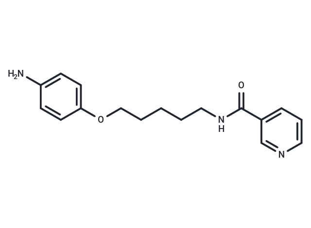 Nicotinamide, N-(5-(p-aminophenoxy)pentyl)-