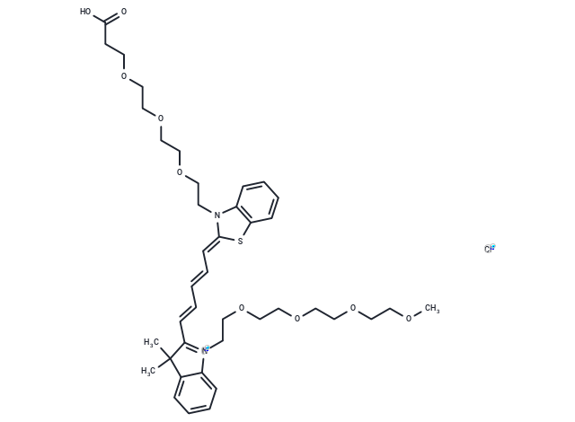 N-(m-PEG4)-3,3-Dimethyl-3H-indole-N'-(acid-PEG3)-benzothiazole