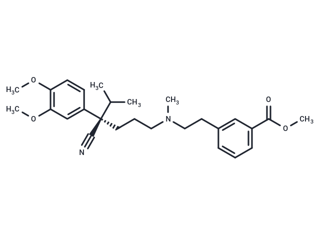 Methyl 3-[2-[[(4R)-4-cyano-4-(3,4-dimethoxyphenyl)-5-methylhexyl]methylamino]ethyl]benzoate