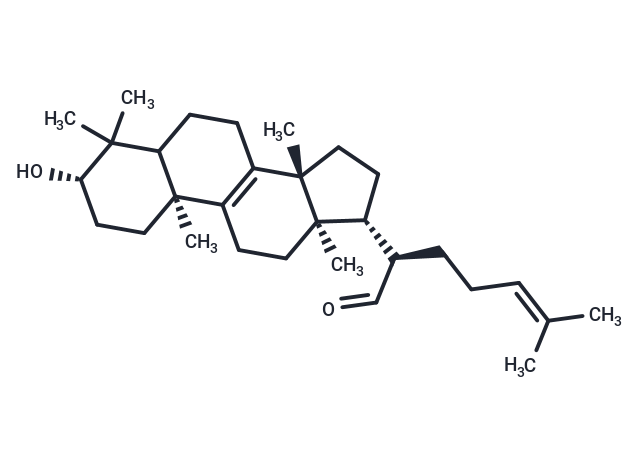 3beta-Hydroxylanosta-8,24-diene-21-al