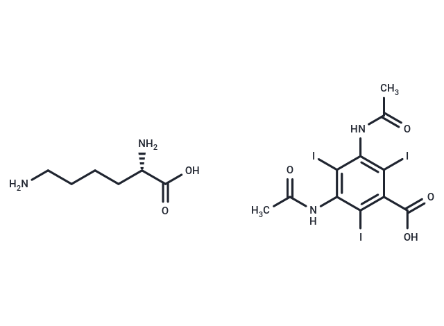 Lysine amidotrizoate