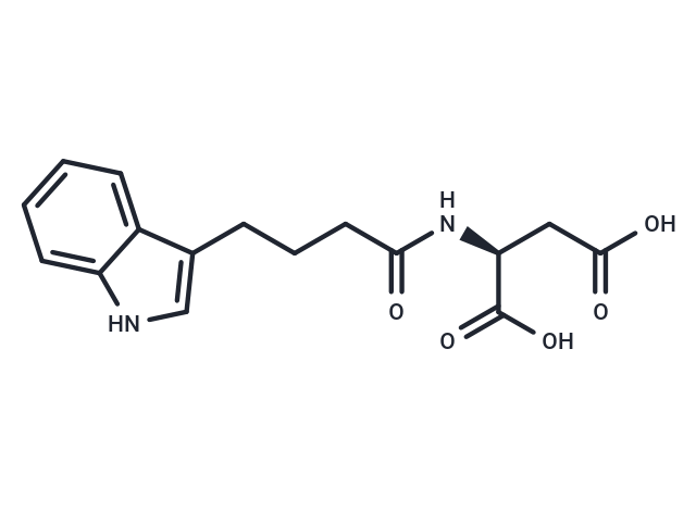 Indolebutyroyl aspartic acid