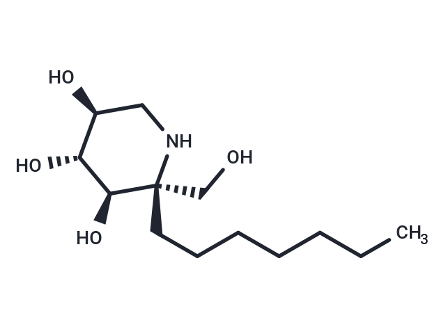 5-C-heptyl-DNJ