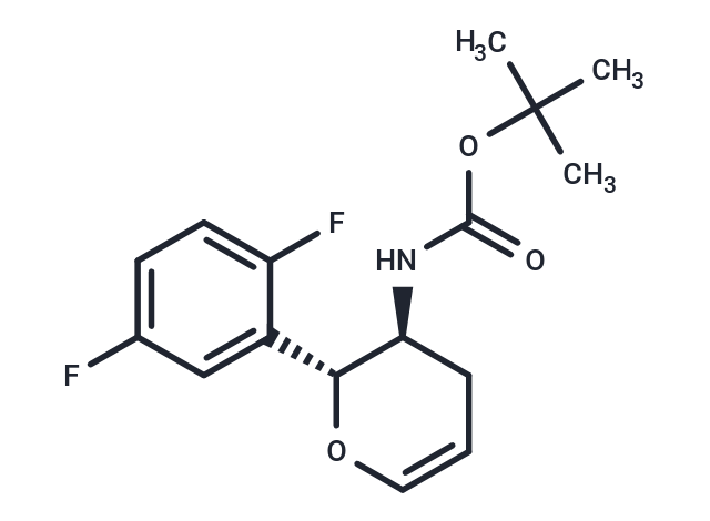 tert-Butyl ((2R,3S)-2-(2,5-difluorophenyl)-3,4-dihydro-2H-pyran-3-yl)carbamate