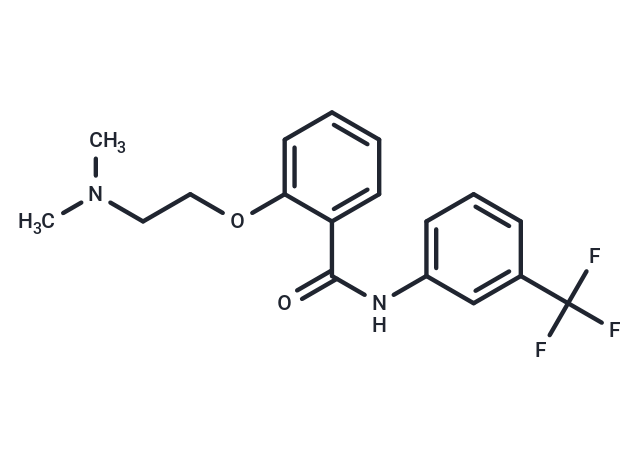 Benzamide, 2-(2-(dimethylamino)ethoxy)-N-(3-(trifluoromethyl)phenyl)-