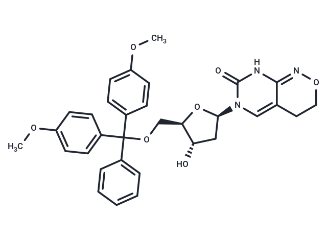 6-(β-D-5-O-(4,4’-Dimethoxytrityl)-2-deoxyribofuranosyl)-3,4-dihydro-8H-pyrimido[4,5-c][1,2]oxazin-7-one