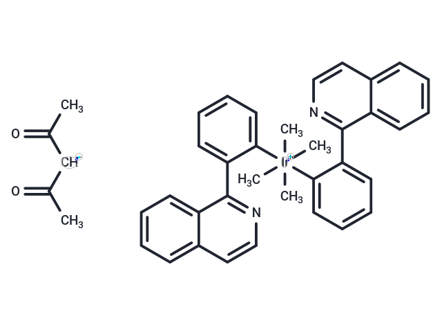 Bis[2-(1-isoquinolinyl-N)phenyl-C](2,4-pentanedionato-O2,O4)iridium(III)