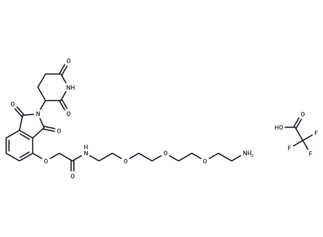 Thalidomide-O-amido-PEG3-C2-NH2 TFA