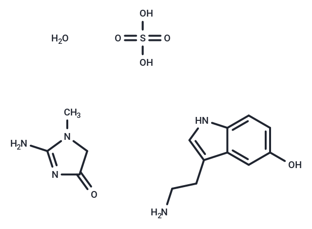 5-Hydroxytryptamine creatinine sulfate monohydrate