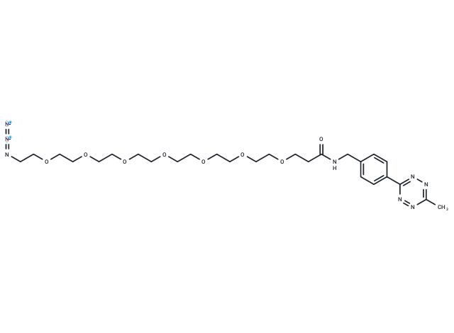 Methyltetrazine-amido-PEG7-azide