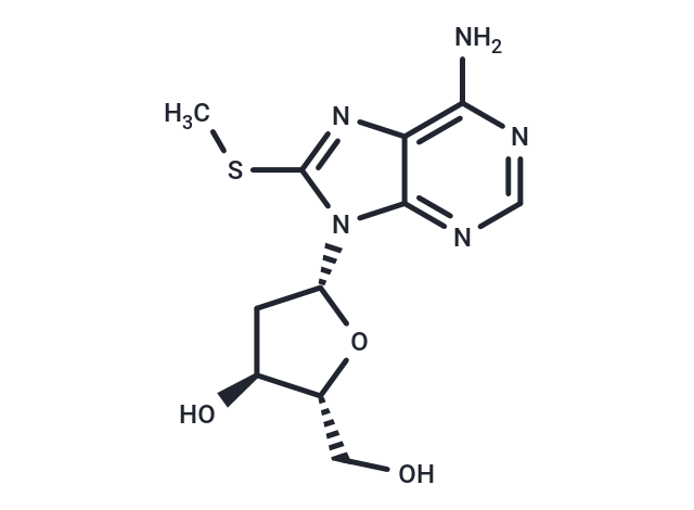 2’-Deoxy-8-methylthio-adenosine