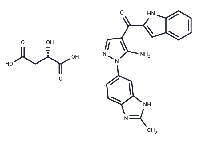 Debio-1347 (S)-hydroxysuccinate