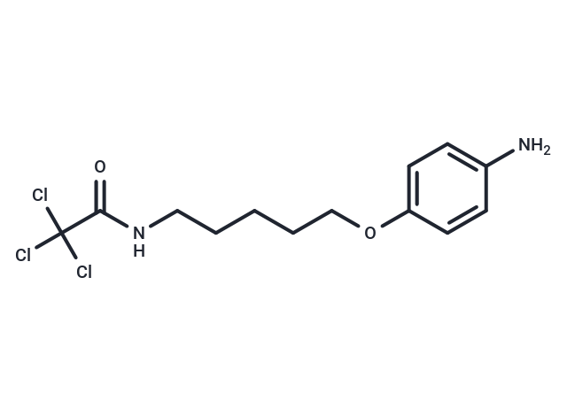 Acetamide, N-(5-(p-aminophenoxy)pentyl)-2,2,2-trichloro-