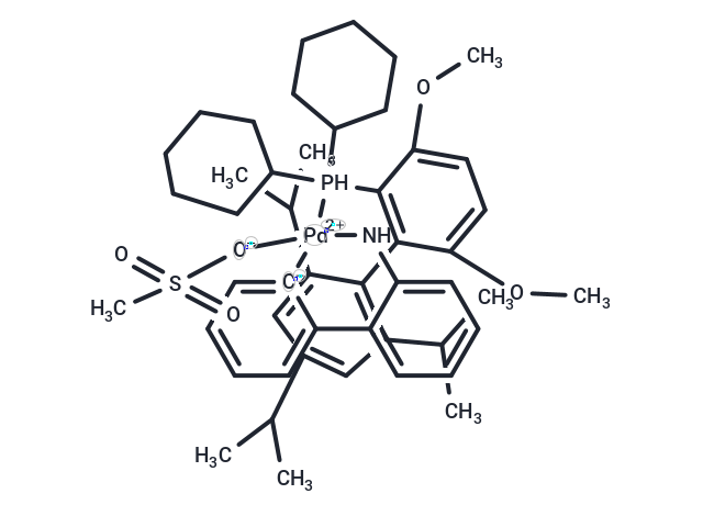 [(2-Di-cyclohexylphosphino-3,6-dimethoxy-2′,4′,6′- triisopropyl-1,1′-biphenyl)-2-(2′-amino-1,1′ -biphenyl)]palladium(II) methanesulfonate