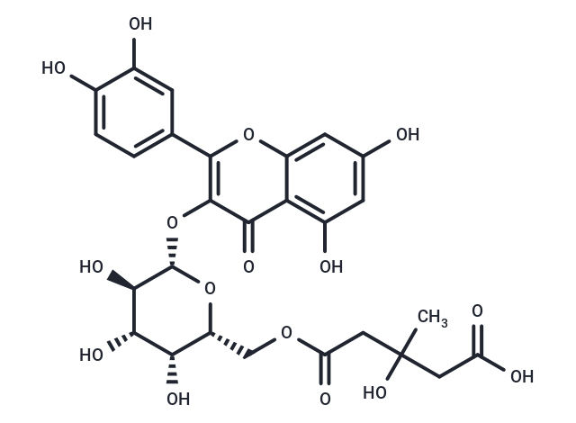 6''-O-(3-Hydroxy-3-methylglutaroyl)hyperin