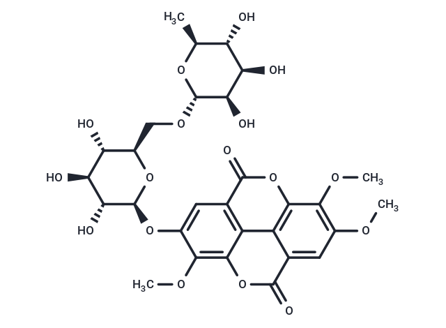 3,7,8-Tri-O-methylellagic acid 2-O-rutinoside
