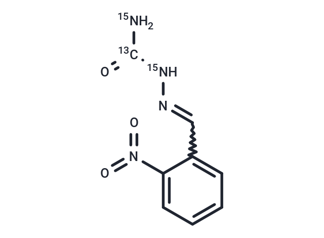 2-Nitrobenzaldehyde semicarbazone 13C,15N2