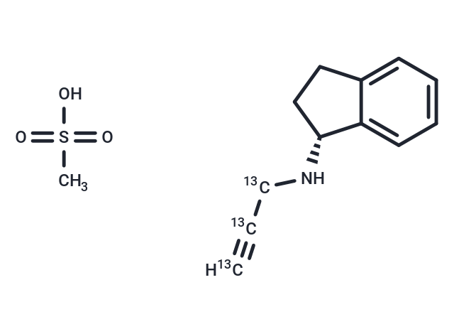 Rasagiline-13C3 (mesylate)