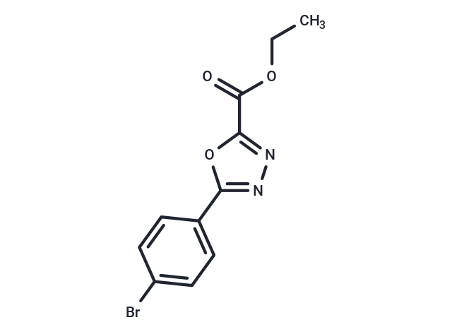 Ethyl 5-(4-bromophenyl)-1,3,4-oxadiazole-2-carboxylate