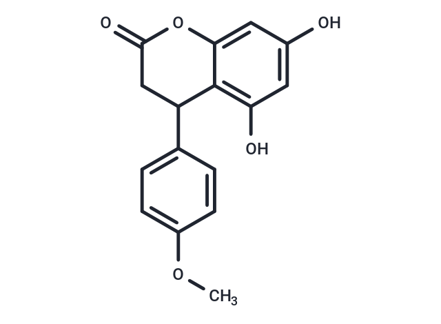 3,4-Dihydro-5,7-dihydroxy-4-(4-methoxyphenyl)couma