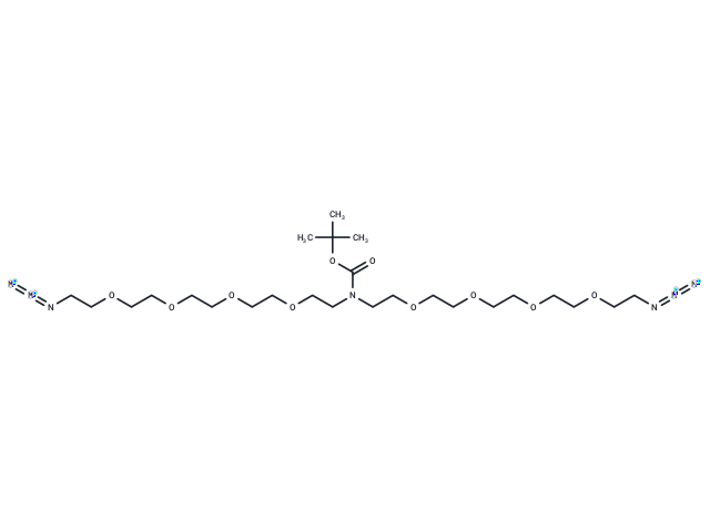 N-Boc-N-bis(PEG4-azide)