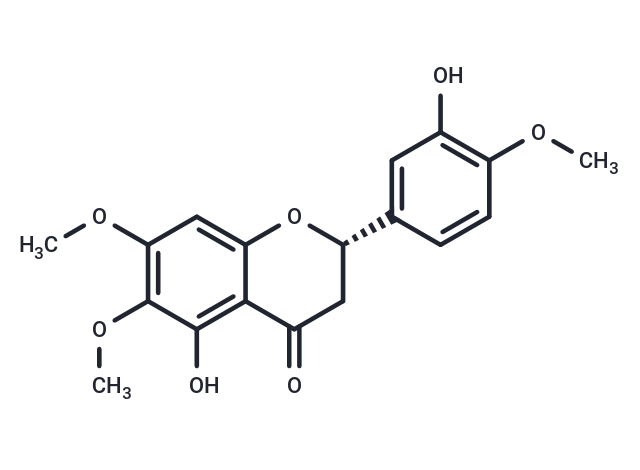 3′,5-Dihydroxy-4′,6,7-trimethoxyflavanone