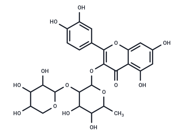 Quercetin 3-(2-xylosylrhamnoside)