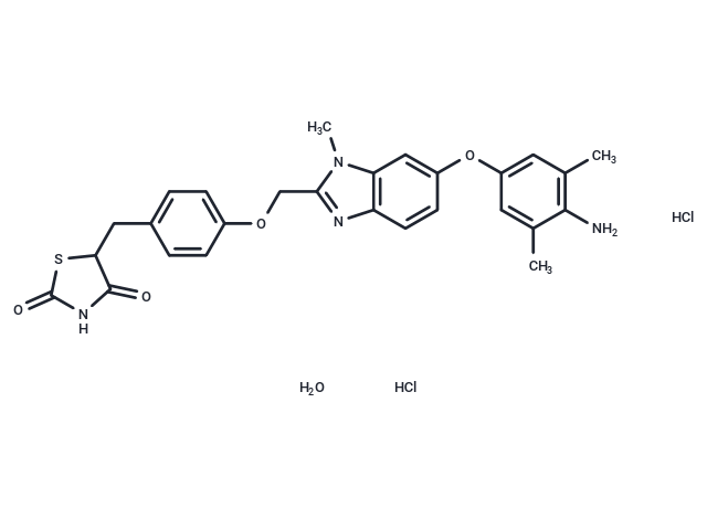 Efatutazone dihydrochloride monohydrate