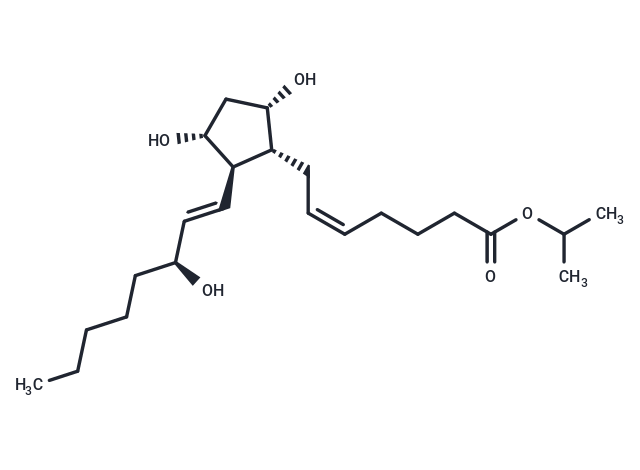 Prostaglandin F2α isopropyl ester