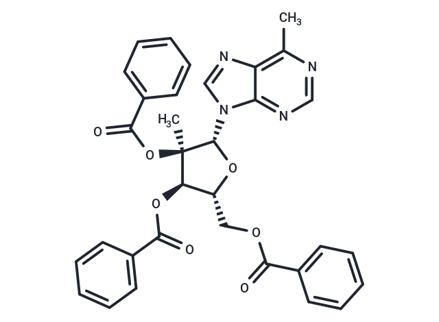 6-Methyl-9-(2-C-Methyl-2,3,5-tri-O-benzoyl-beta-D-ribofuranosyl)purine