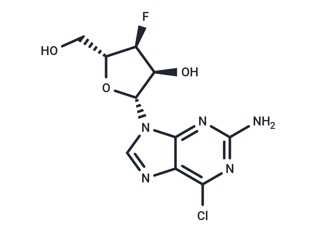 2-Amino-6-chloro-9-(3-deoxy-3-fluoro-beta-D-ribofuranosyl)-9H-purine