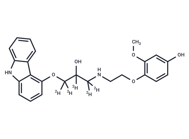 4-Hydroxyphenyl Carvedilol-d5