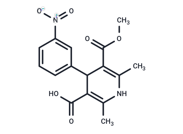 5-(Methoxycarbonyl)-2,6-dimethyl-4-(3-nitrophenyl)-1,4-dihydropyridine-3-carboxylic acid