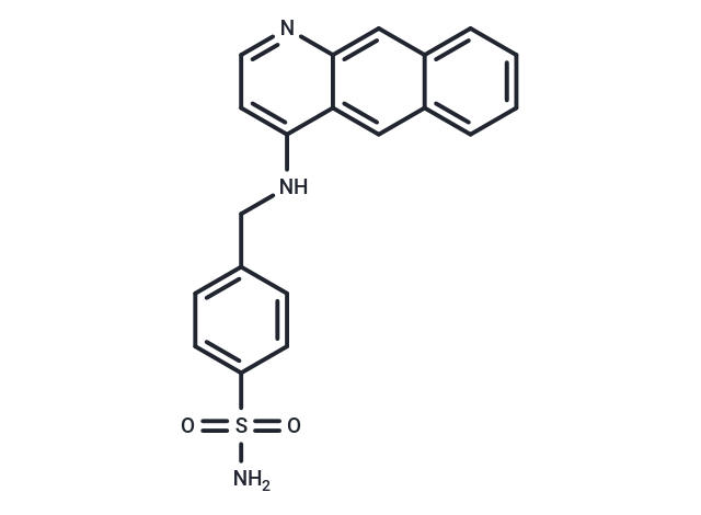 4-((benzo[g]quinolin-4-ylamino)methyl)benzenesulfonamide