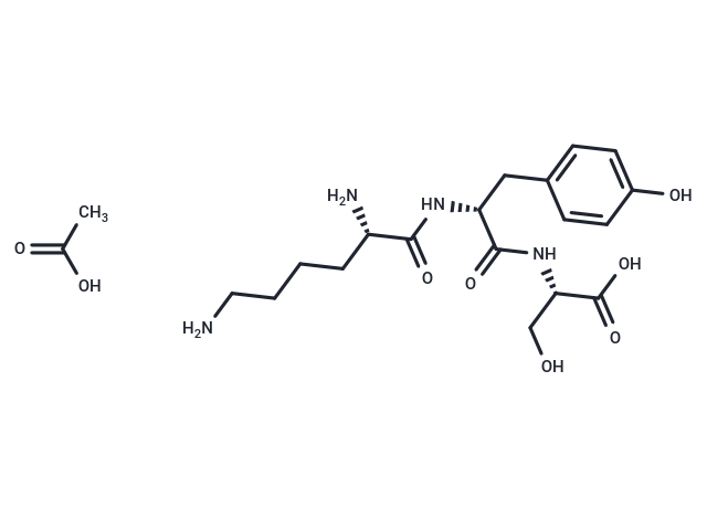 Lysyl-tyrosyl-serine acetate