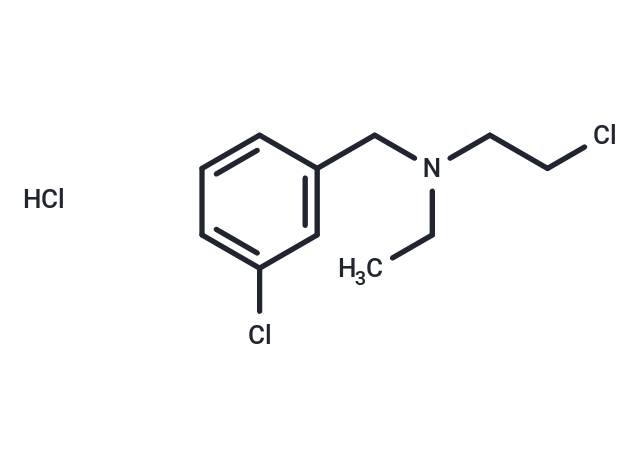 Benzylamine, m-chloro-N-(2-chloroethyl)-N-ethyl-, hydrochloride