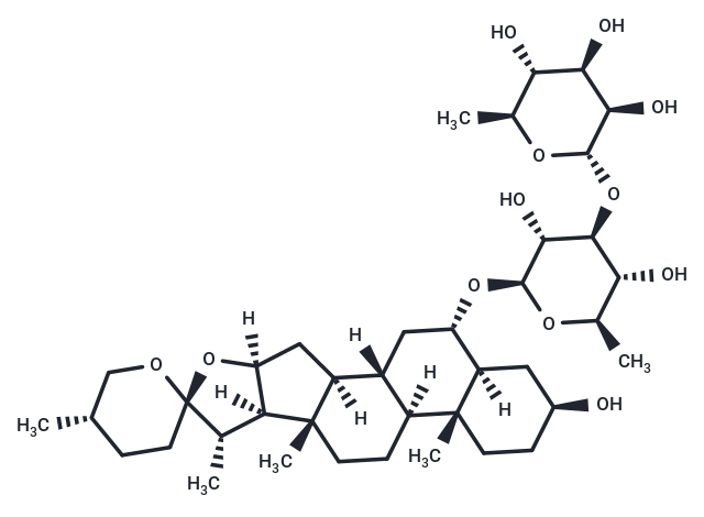 Neochlorogenin 6-O-α-L-rhamnopyranosyl-(1→3)-β-D-quinovopyranoside